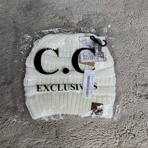 C.C ponytail beanie